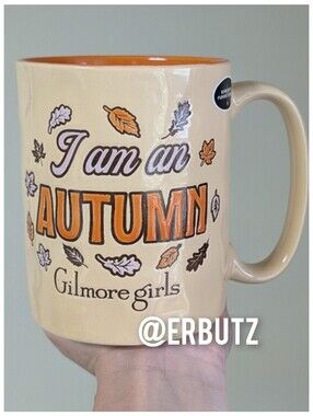 Gilmore Girls I AM AN AUTUMN Double Sided Autumn Mug, hand painted 🍂